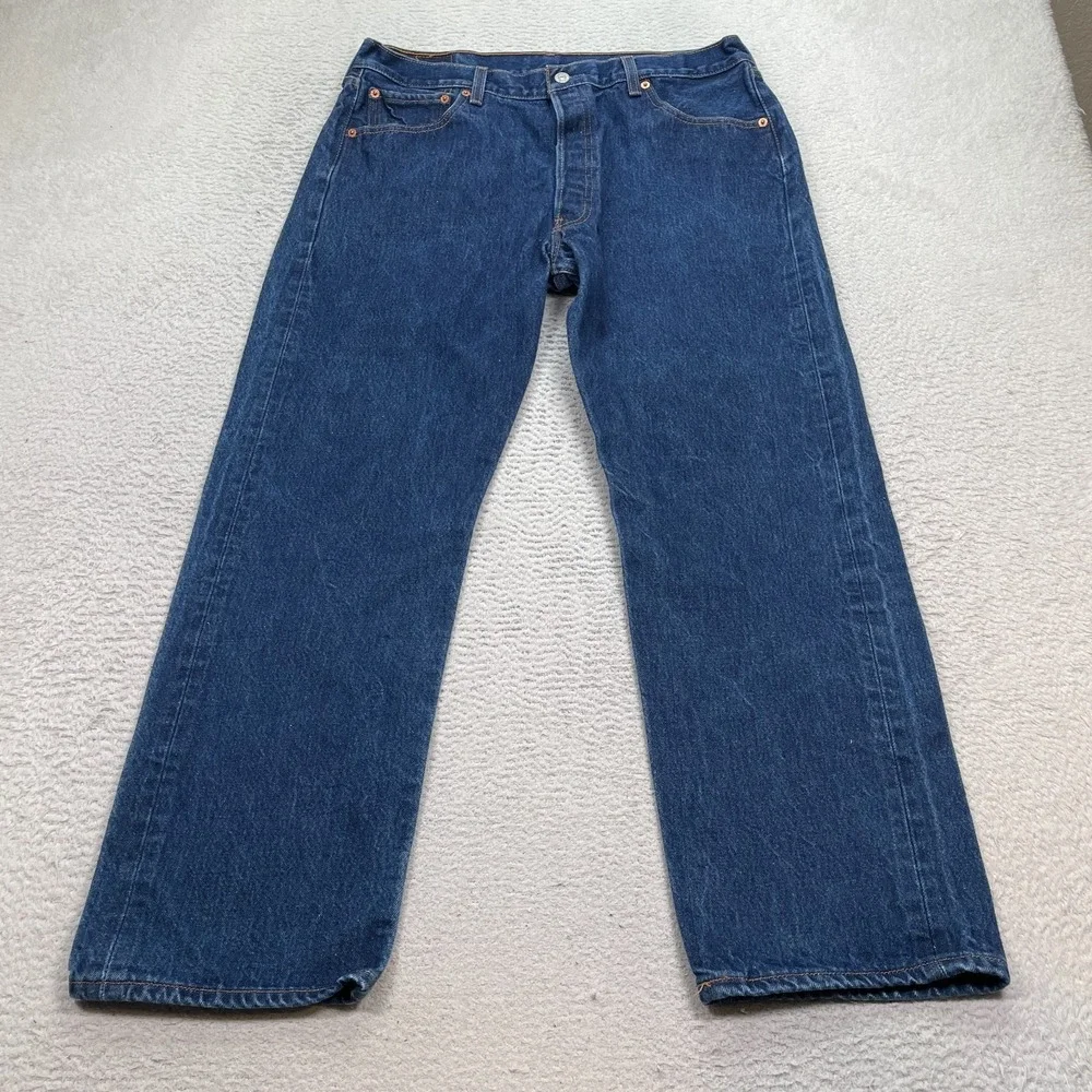 Vintage Levis 501xx‎ Jeans Men's Size 38X32 (Fits 36X29) Y2K Denim Button Fly